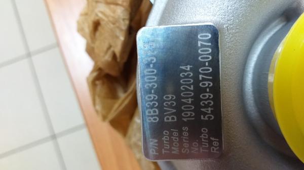 Турбокомпрессор 54399700070, BV39, NISSAN Qashqai/ RENAULT Megane — фото 2